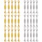 30 Pcs Gold and Silver Necklace Clasps Magnetic Jewelry Locking Clasps and Closures Bracelet Lobster Clasp Connector for DIY Necklace Bracelet Jewelry Crafts Making Supplies